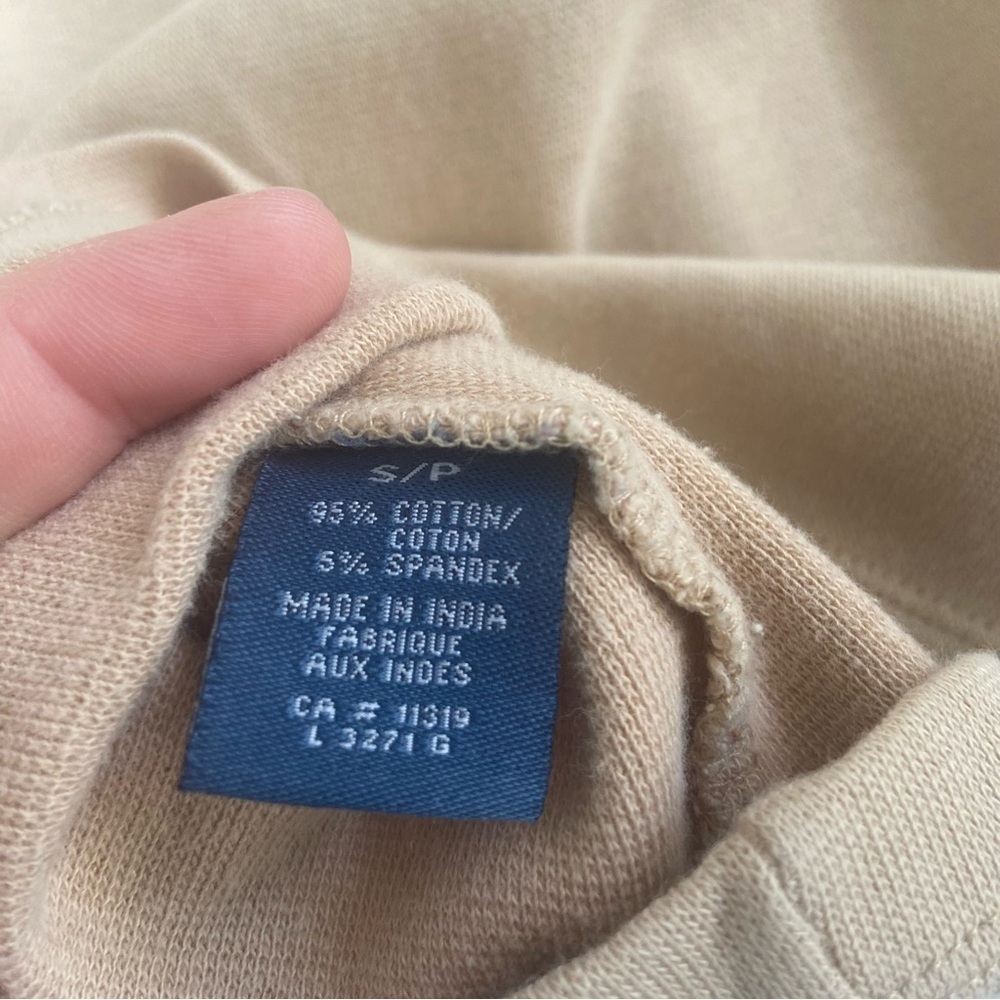 Garage 90s Y2K Beige Lace-Up Top - Picture 10 of 14